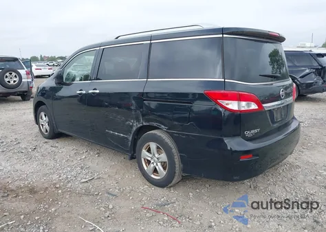 2014 Nissan Quest Sv from USA, damaged, VIN JN8AE2KP0E9102546